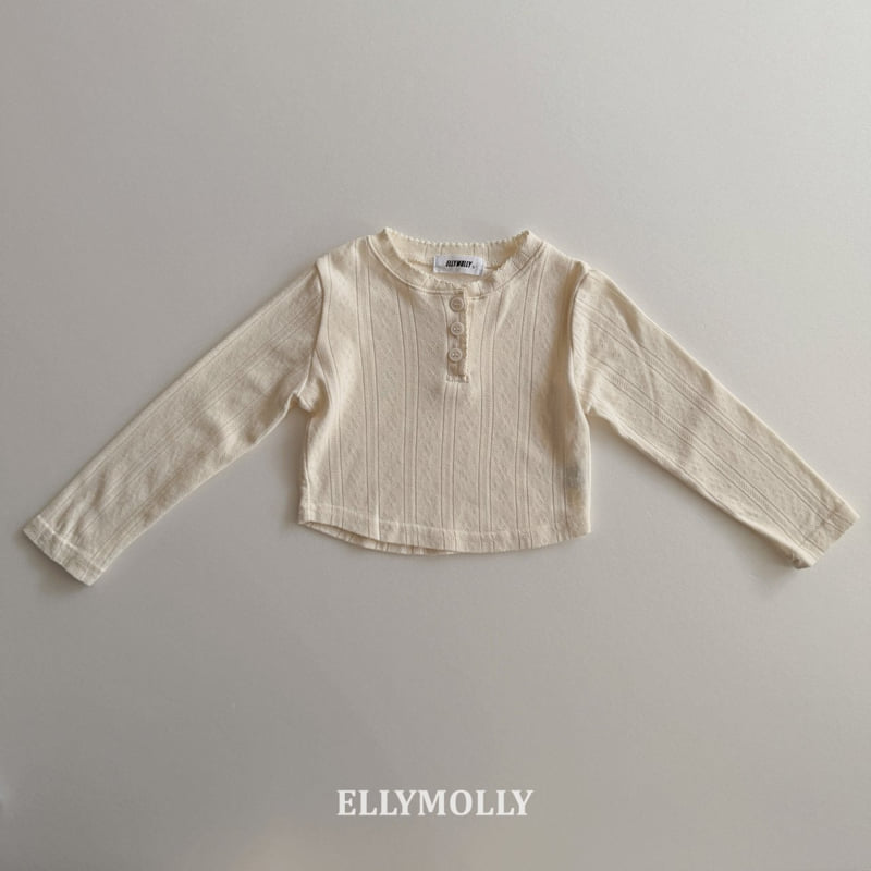 Ellymolly - Korean Children Fashion - #minifashionista - Pin Eyelet Top - 4