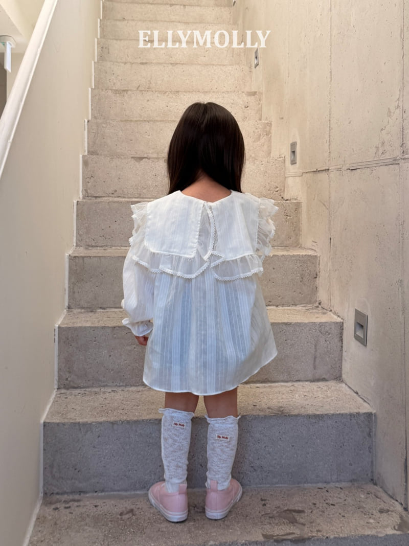 Ellymolly - Korean Children Fashion - #prettylittlegirls - Aileen Sailor Blouse - 9