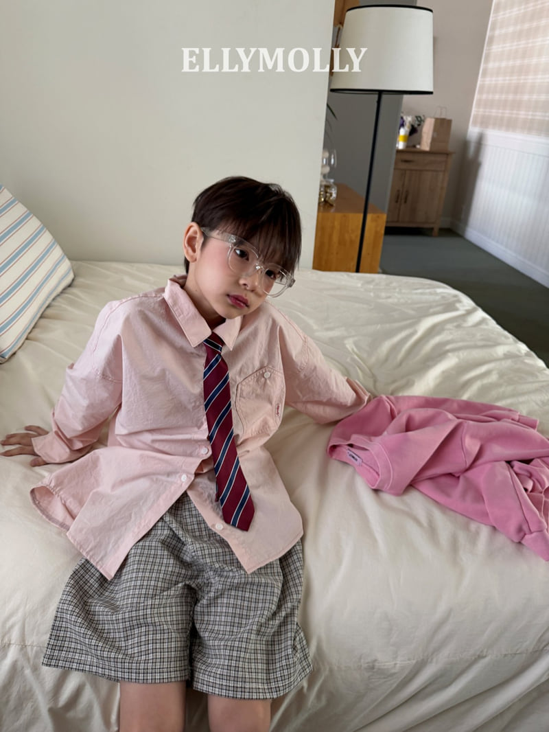 Ellymolly - Korean Children Fashion - #prettylittlegirls - One Point Shirt - 7