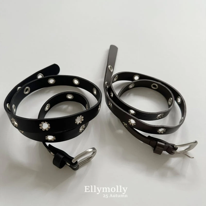 Ellymolly - Korean Children Fashion - #prettylittlegirls - Flower Stud Belt - 3