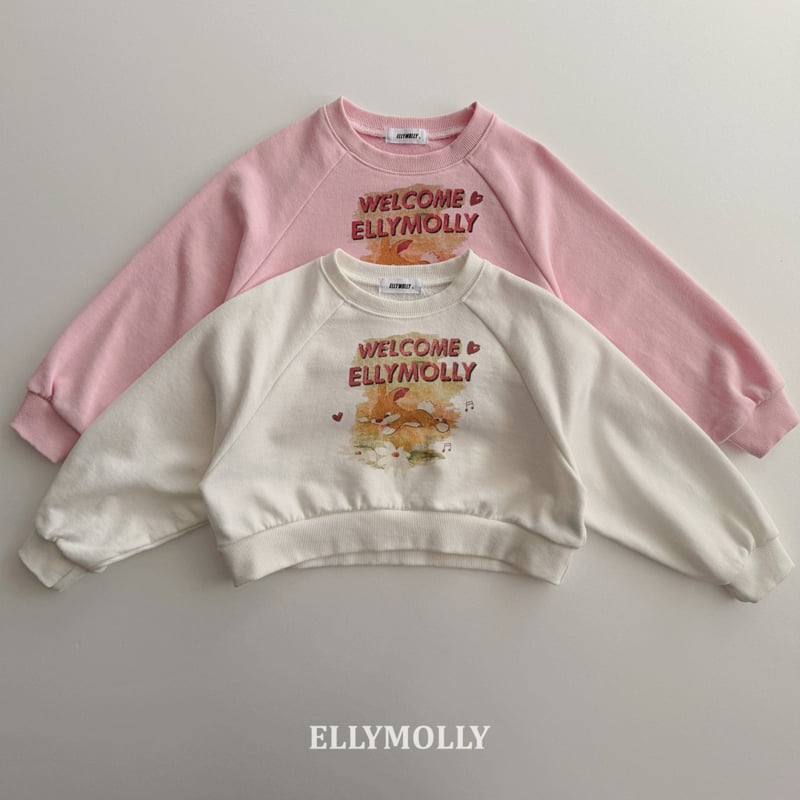 Ellymolly - Korean Children Fashion - #stylishchildhood - Welcome Rabbit Sweatshirt