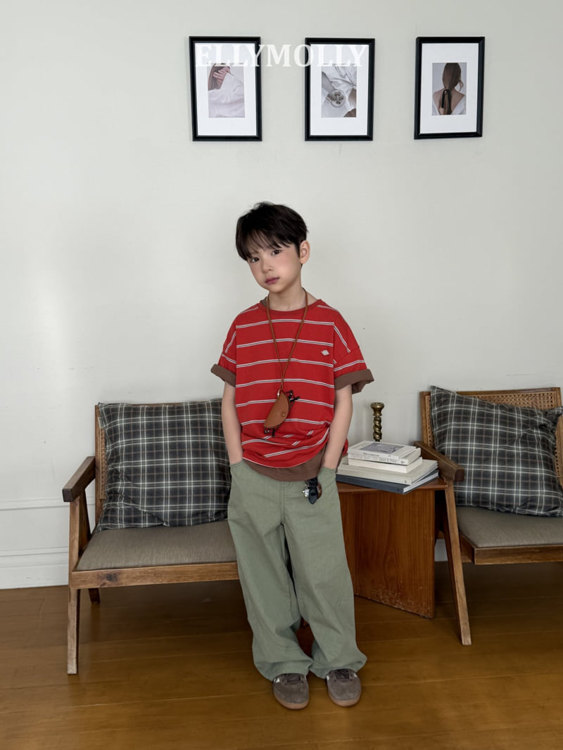 Ellymolly - Korean Children Fashion - #stylishchildhood - Pigment Curve Pants - 7