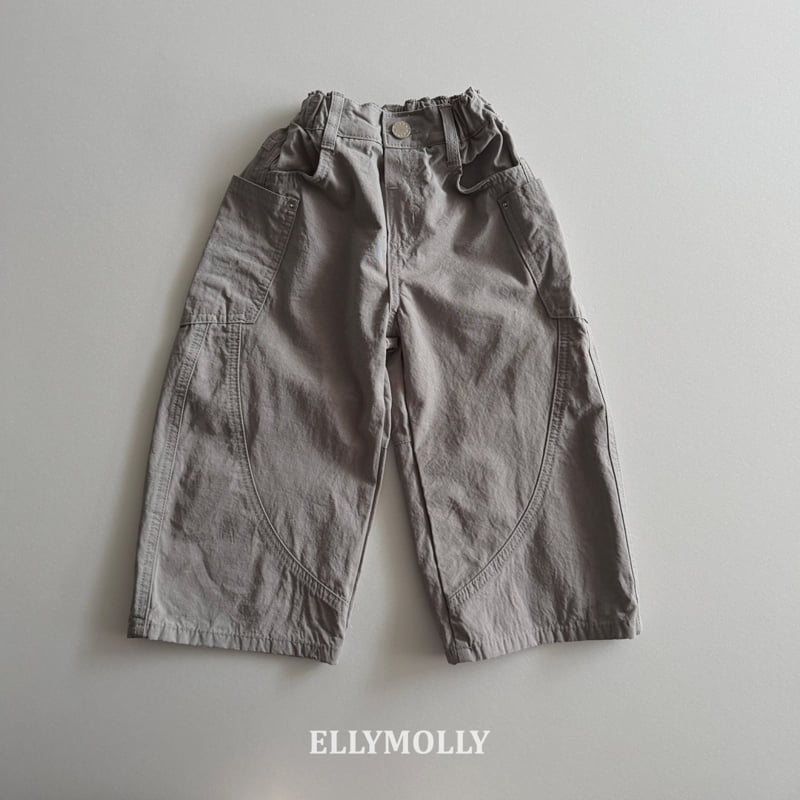 Ellymolly - Korean Children Fashion - #todddlerfashion - Pigment Curve Pants - 5