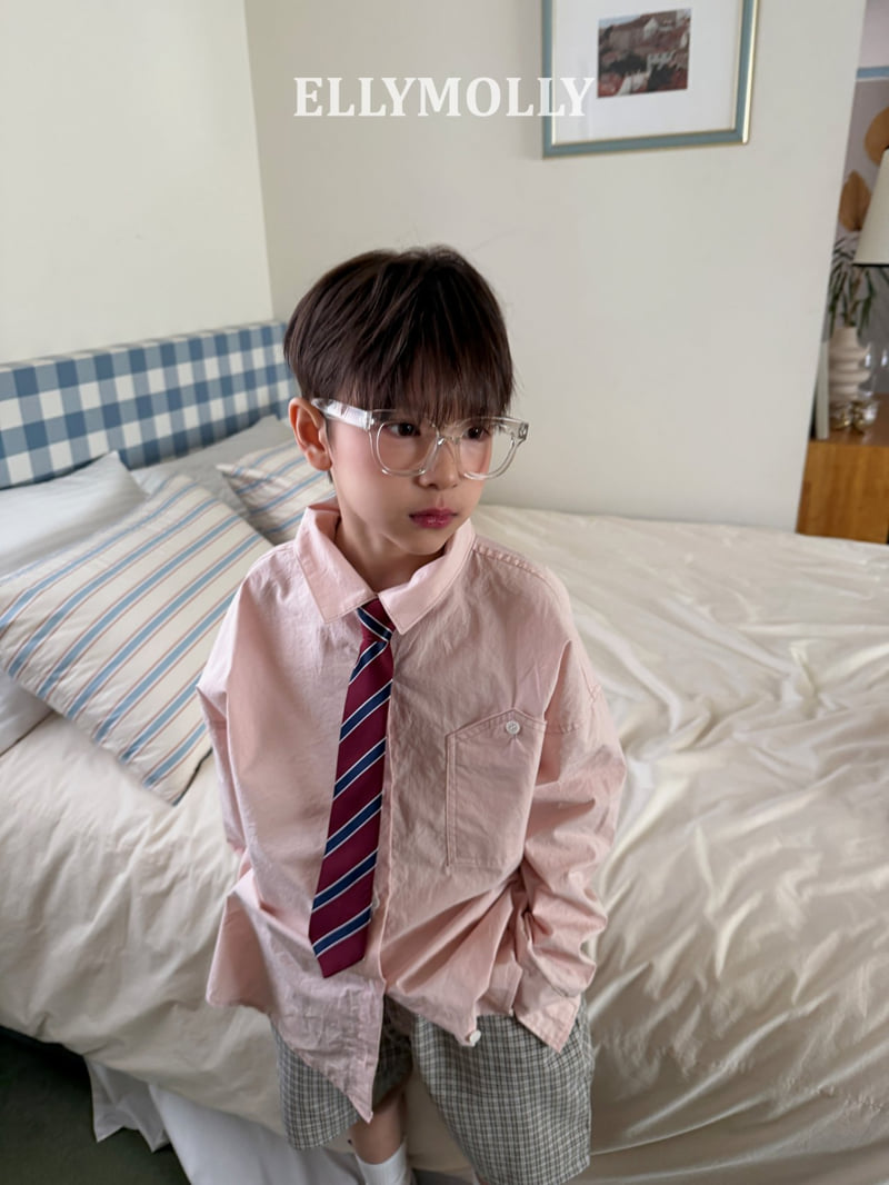 Ellymolly - Korean Children Fashion - #todddlerfashion - One Point Shirt - 8