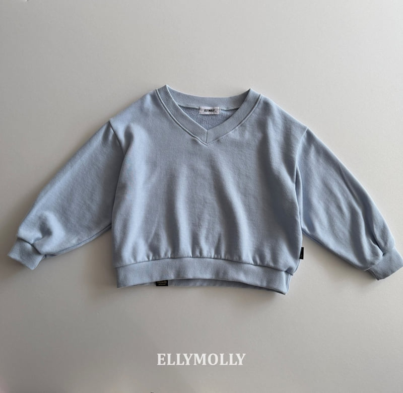 Ellymolly - Korean Children Fashion - #toddlerclothing - School V-Neck Sweatshirt - 5