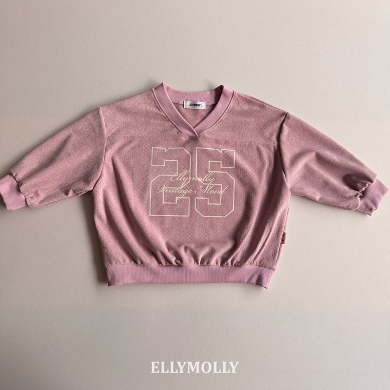 Ellymolly - Korean Children Fashion - #todddlerfashion - Suede Punching Sweatshirt - 4