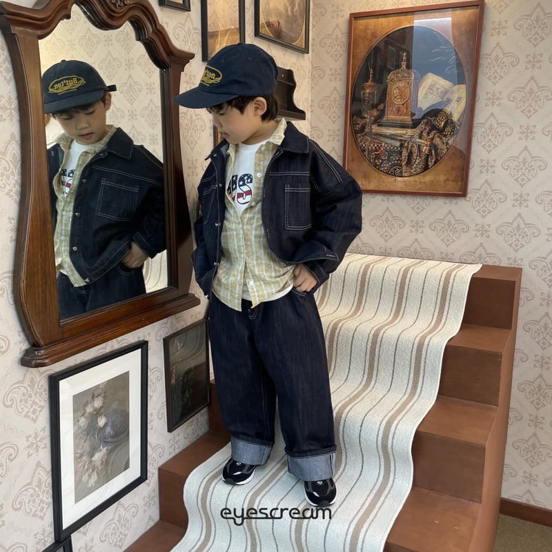 Eyescream - Korean Children Fashion - #childofig - Selvedge Roll-Up Pants - 11