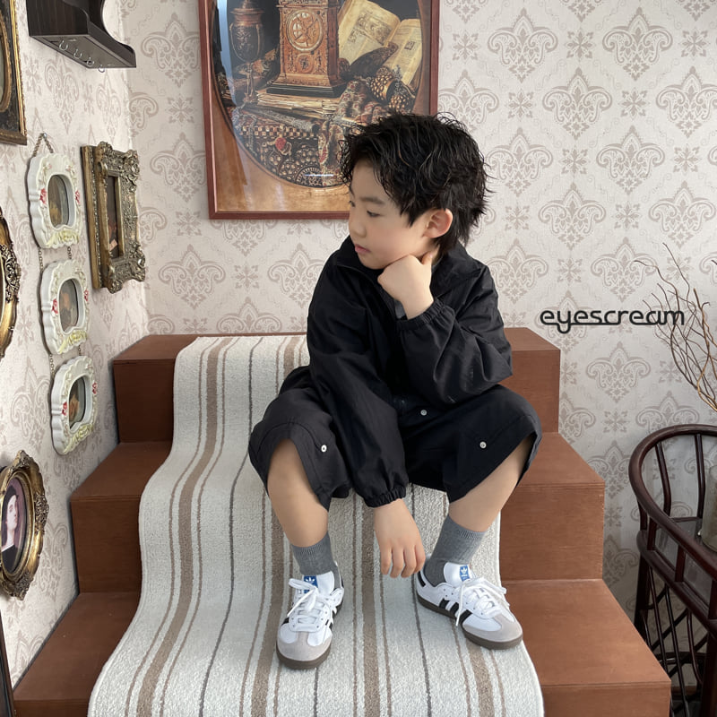 Eyescream - Korean Children Fashion - #childofig - Square Rivet Bermuda Pants - 8