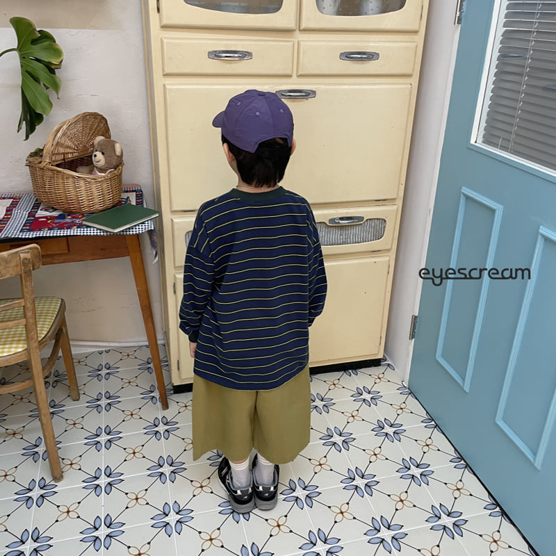 Eyescream - Korean Children Fashion - #childofig - Saint Stripe Long Tee - 7
