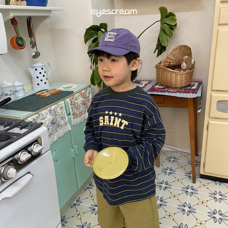 Eyescream - Korean Children Fashion - #childofig - Saint Stripe Long Tee - 8