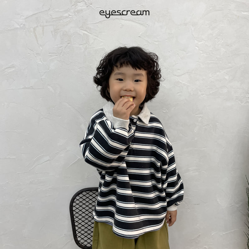 Eyescream - Korean Children Fashion - #childofig - Campus Rugby Tee - 9
