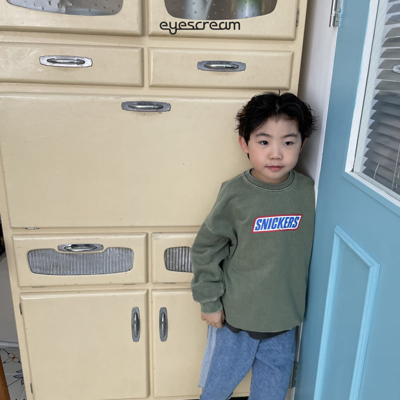 Eyescream - Korean Children Fashion - #childofig - Choco Bar Pigment Sweatshirt - 7