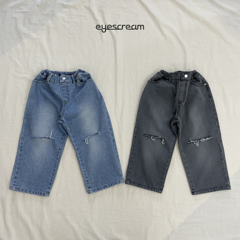 Eyescream - Korean Children Fashion - #childrensboutique - Berry Vintage Denim Pants