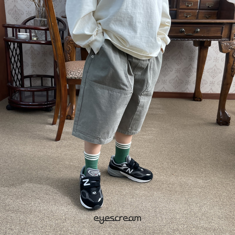 Eyescream - Korean Children Fashion - #childrensboutique - Square Rivet Bermuda Pants - 10