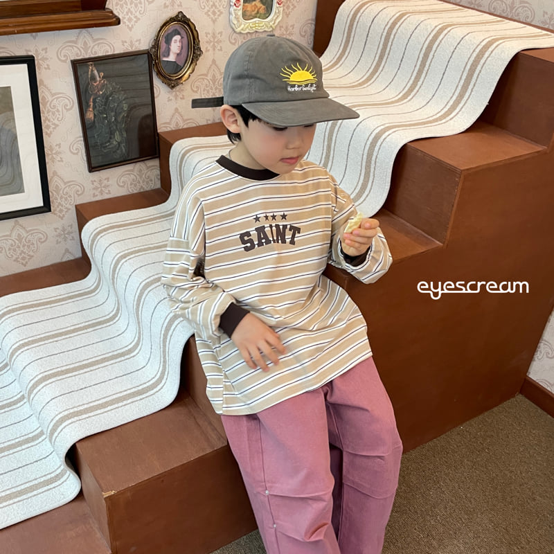 Eyescream - Korean Children Fashion - #designkidswear - Saint Stripe Long Tee - 10