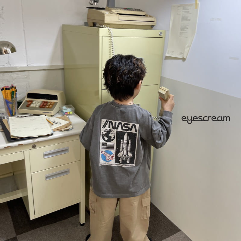 Eyescream - Korean Children Fashion - #designkidswear - Nasa Pigment Tee - 8