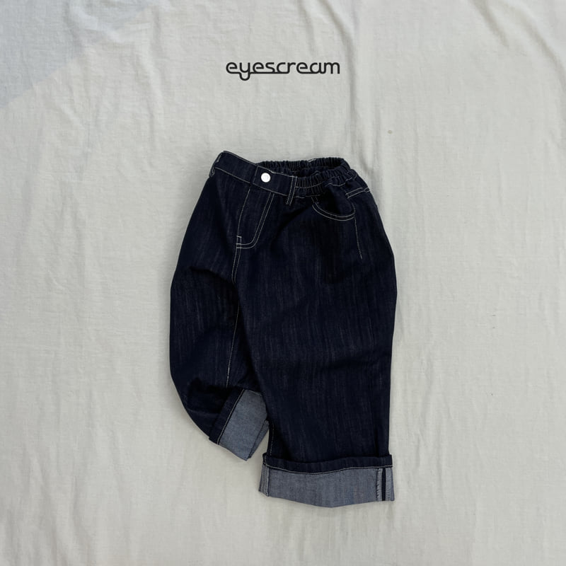 Eyescream - Korean Children Fashion - #discoveringself - Selvedge Roll-Up Pants