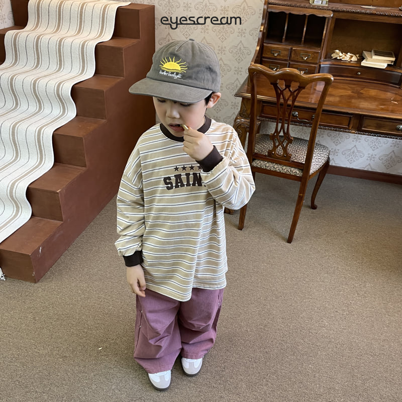 Eyescream - Korean Children Fashion - #discoveringself - Saint Stripe Long Tee - 11