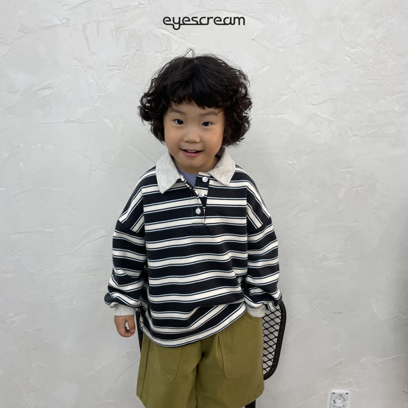 Eyescream - Korean Children Fashion - #discoveringself - Campus Rugby Tee - 12
