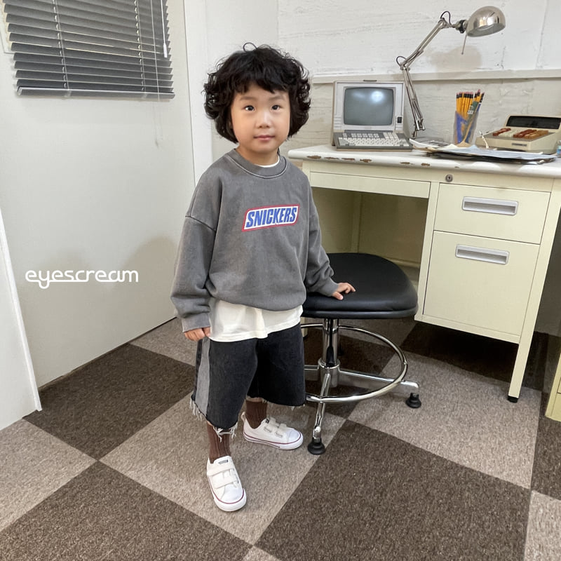 Eyescream - Korean Children Fashion - #discoveringself - Choco Bar Pigment Sweatshirt - 10