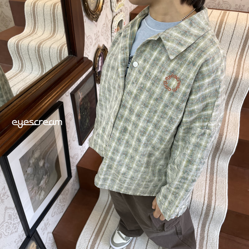 Eyescream - Korean Children Fashion - #discoveringself - Burnout Check Shirt - 9