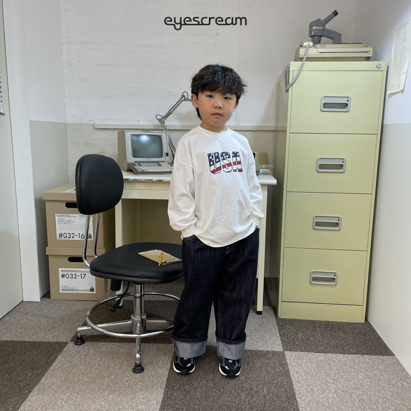 Eyescream - Korean Children Fashion - #fashionkids - USA Long Tee - 5
