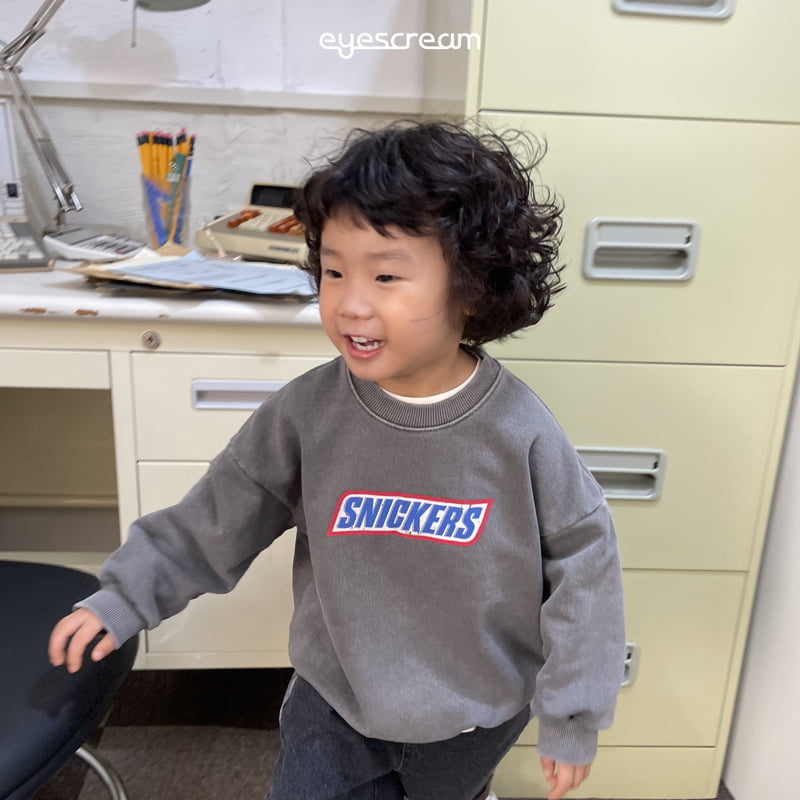 Eyescream - Korean Children Fashion - #fashionkids - Choco Bar Pigment Sweatshirt - 11