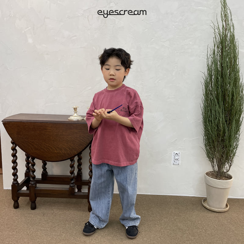 Eyescream - Korean Children Fashion - #kidsshorts - Record Pigment Tee - 12