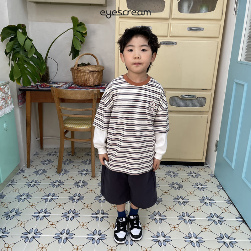 Eyescream - Korean Children Fashion - #kidsshorts - Archive Short Sleeve Tee - 3