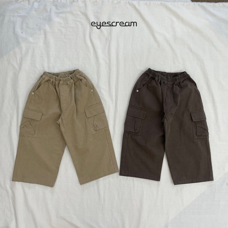 Eyescream - Korean Children Fashion - #kidsshorts - Double Cotton Cargo Pants