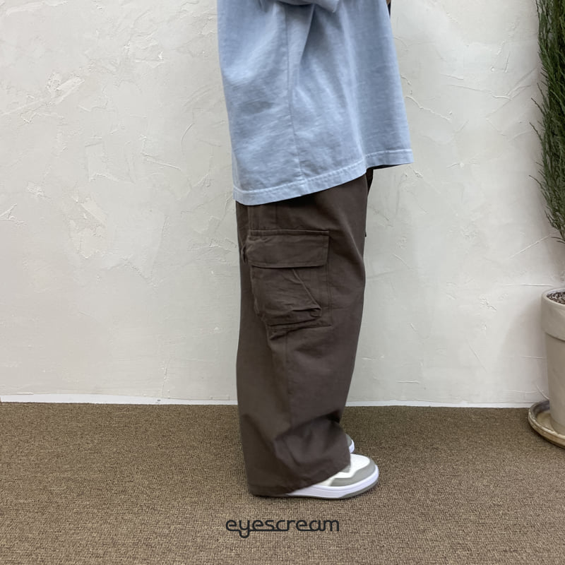 Eyescream - Korean Children Fashion - #kidzfashiontrend - Double Cotton Cargo Pants - 3