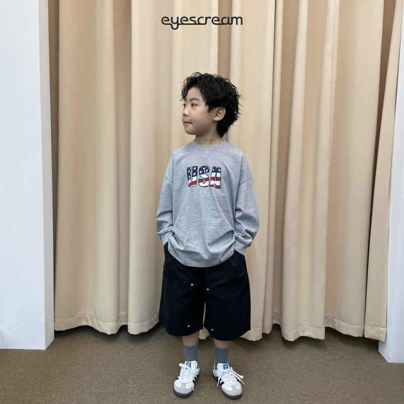 Eyescream - Korean Children Fashion - #littlefashionista - USA Long Tee - 10
