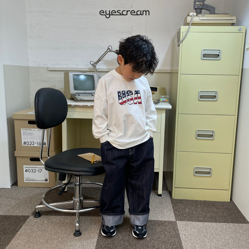 Eyescream - Korean Children Fashion - #littlefashionista - Selvedge Roll-Up Pants - 7