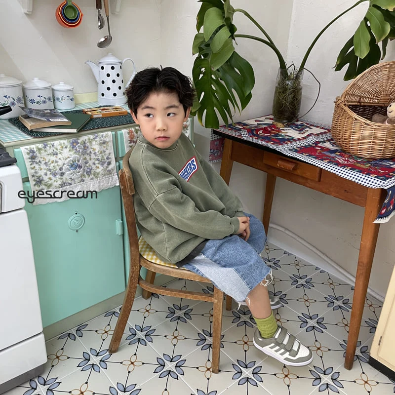 Eyescream - Korean Children Fashion - #littlefashionista - Color Block Cutting Pants - 5