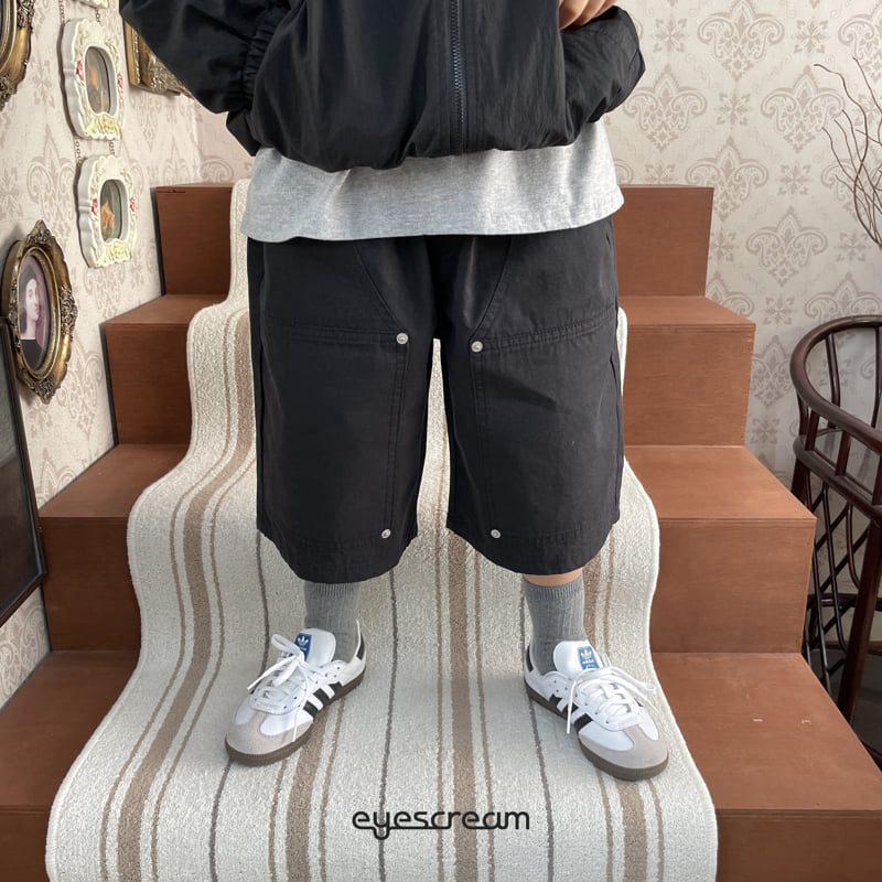 Eyescream - Korean Children Fashion - #Kfashion4kids - Square Rivet Bermuda Pants - 4