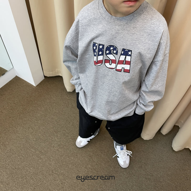 Eyescream - Korean Children Fashion - #magicofchildhood - USA Long Tee - 11