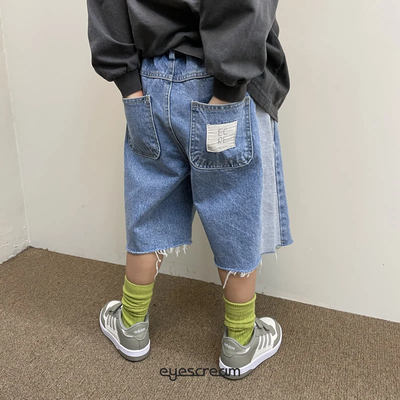 Eyescream - Korean Children Fashion - #magicofchildhood - Color Block Cutting Pants - 6