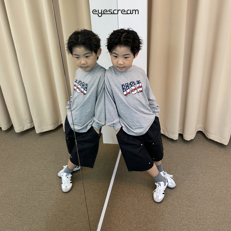 Eyescream - Korean Children Fashion - #minifashionista - USA Long Tee - 12