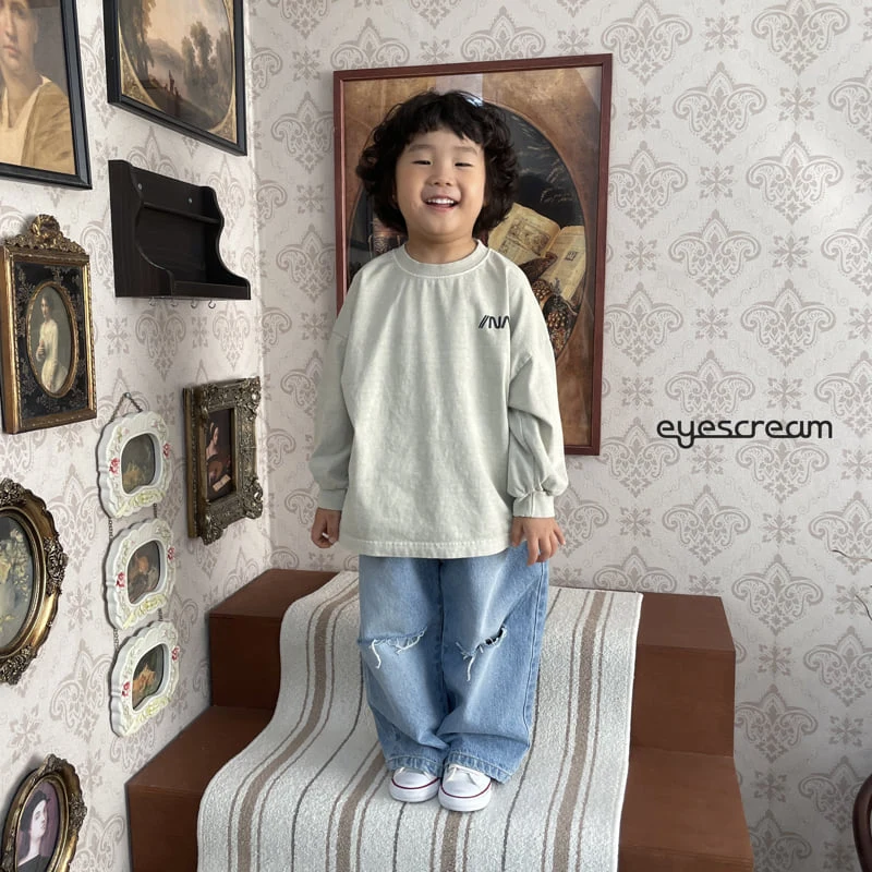 Eyescream - Korean Children Fashion - #minifashionista - Berry Vintage Denim Pants - 11