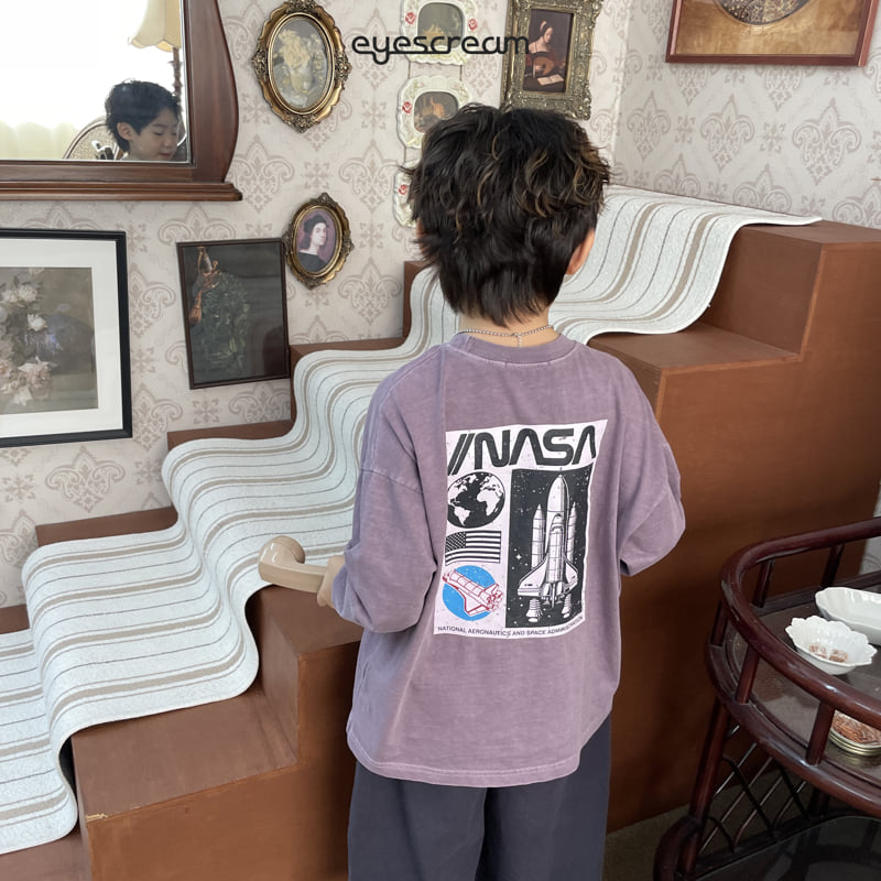 Eyescream - Korean Children Fashion - #minifashionista - Nasa Pigment Tee - 3
