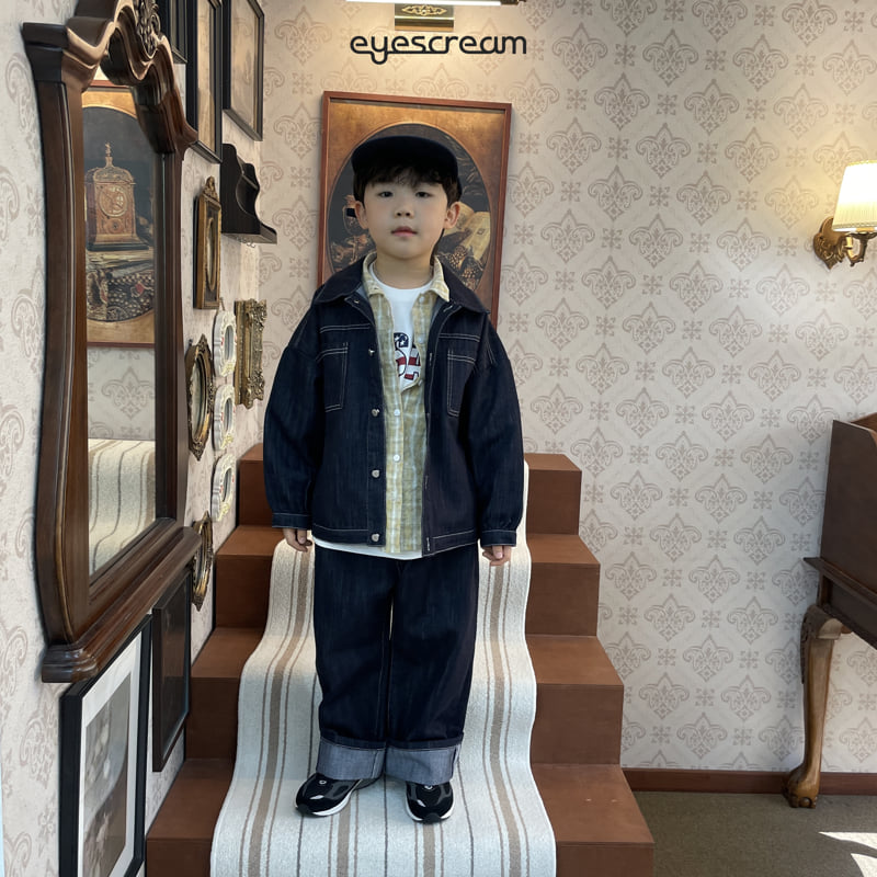 Eyescream - Korean Children Fashion - #prettylittlegirls - Selvedge Roll-Up Pants - 10