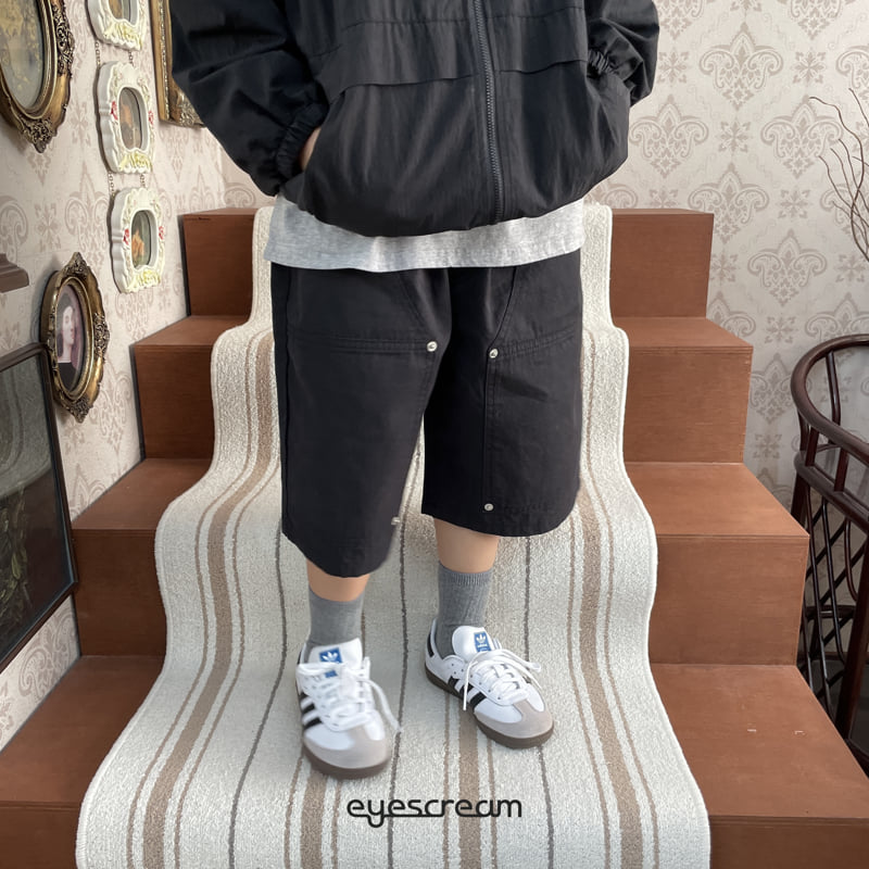 Eyescream - Korean Children Fashion - #prettylittlegirls - Square Rivet Bermuda Pants - 7