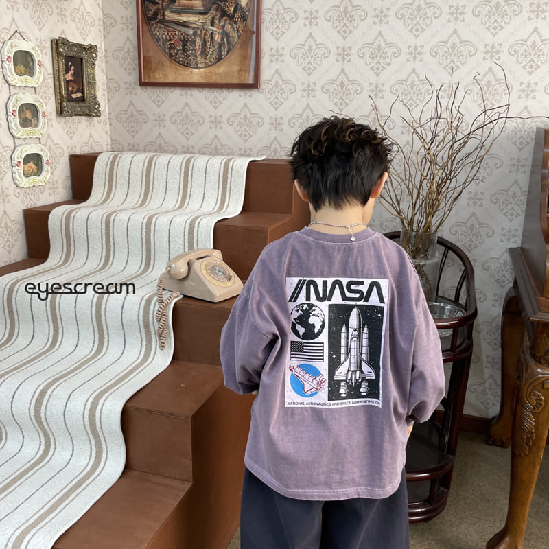Eyescream - Korean Children Fashion - #minifashionista - Nasa Pigment Tee - 4