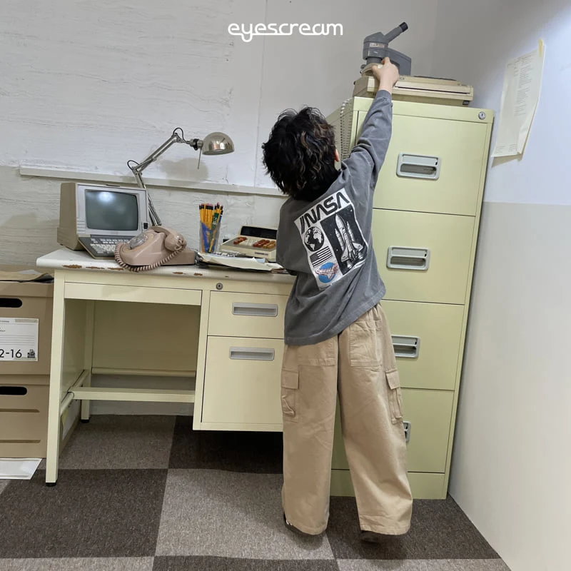 Eyescream - Korean Children Fashion - #todddlerfashion - Double Cotton Cargo Pants - 9