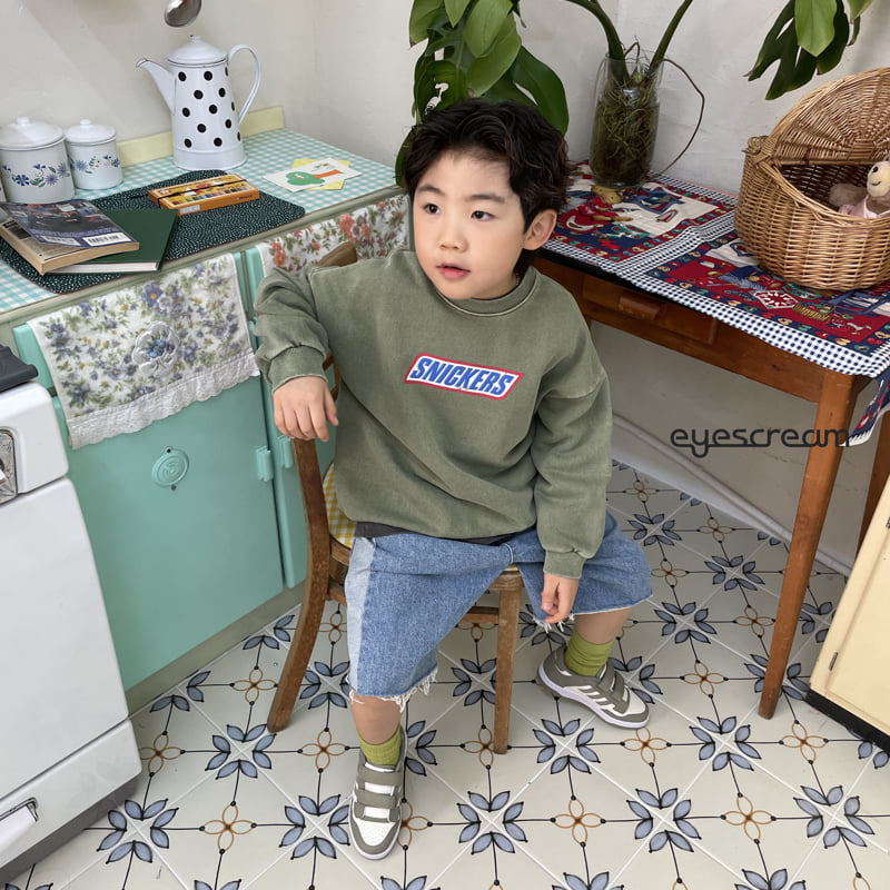 Eyescream - Korean Children Fashion - #prettylittlegirls - Choco Bar Pigment Sweatshirt - 4