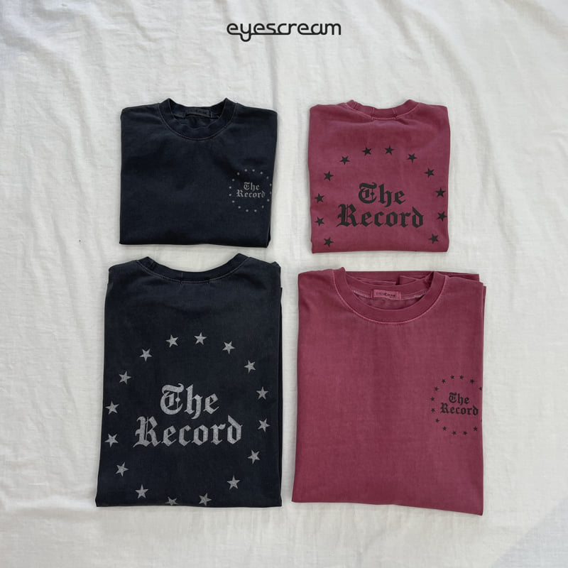 Eyescream - Korean Women Fashion - #momslook - Record Pigment Tee Adult - 12