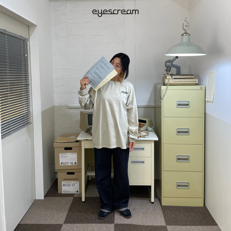 Eyescream - Korean Women Fashion - #momslook - Nasa Pigment Long Tee Adult - 9