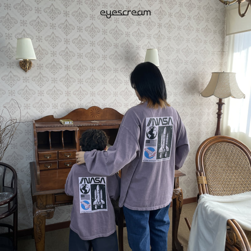 Eyescream - Korean Women Fashion - #womensfashion - Nasa Pigment Long Tee Adult - 2