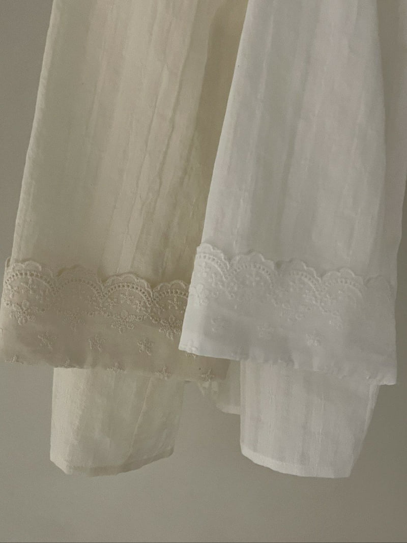 Flatgarden - Korean Women Fashion - #momslook - Yuki Lace Blouse - 10