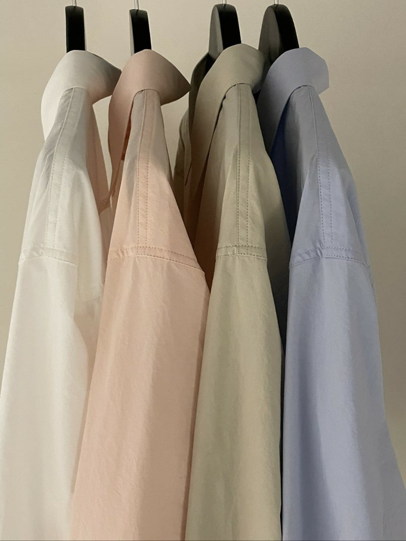 Flatgarden - Korean Women Fashion - #vintageinspired - Oat Bio Shirt - 4